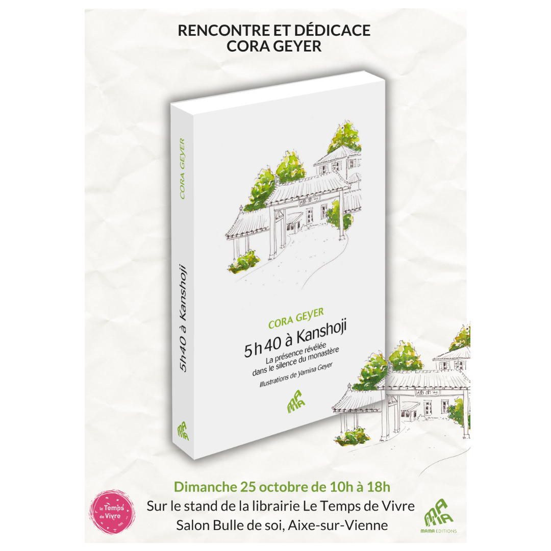 Cora Geyer en rencontre-dédicace au salon Bulle de Soi à Aixe-sur-Vienne